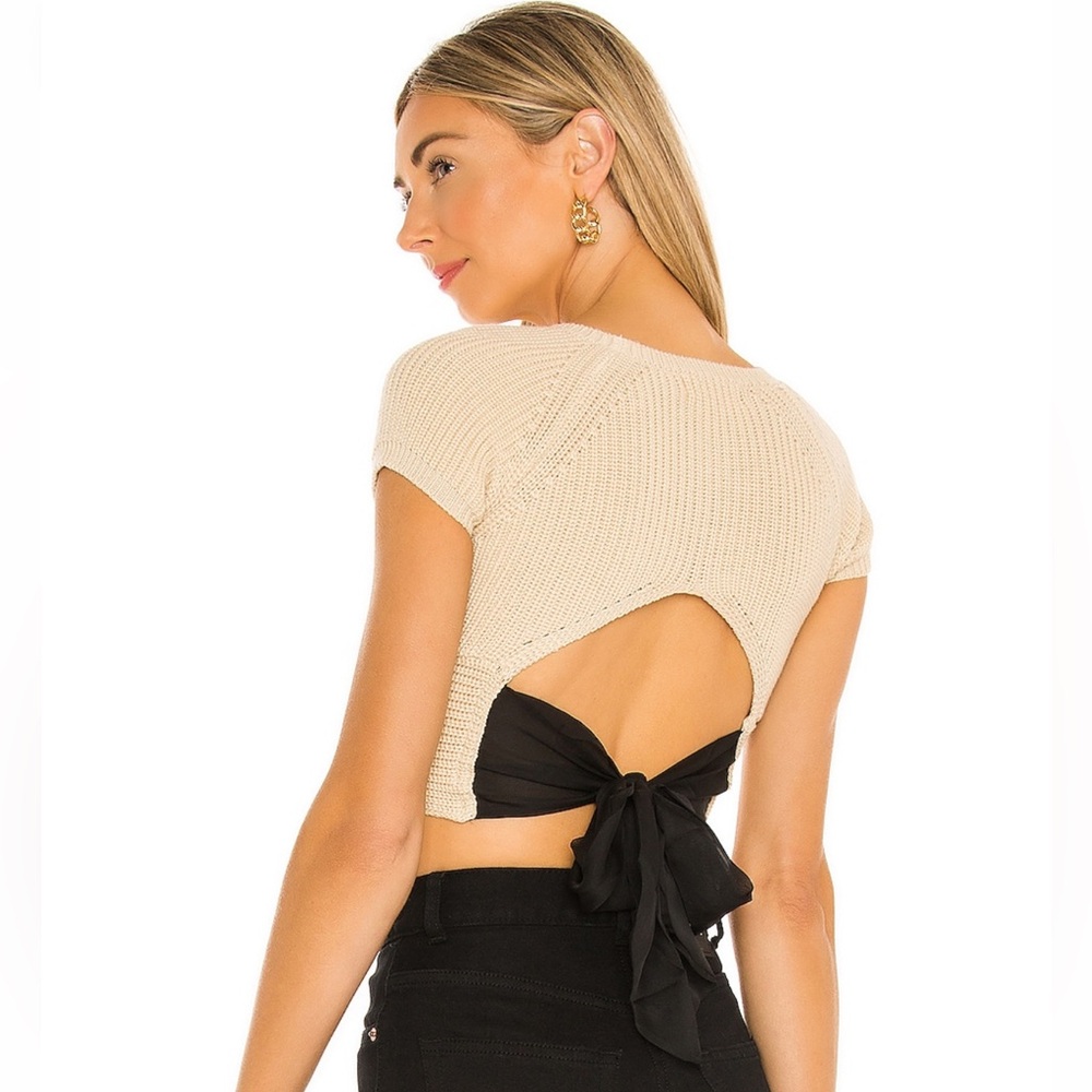 Bow tie sweater